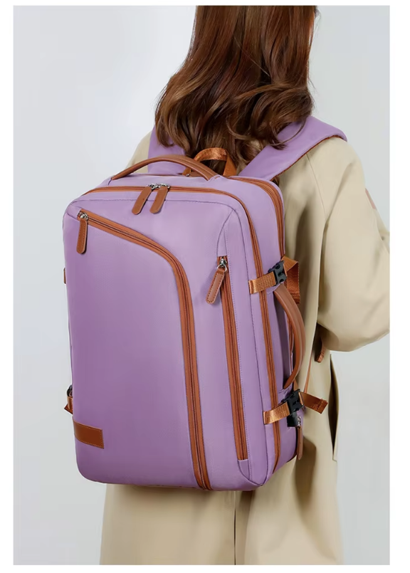 Backpack Business travel unisex – Large Capacity Waterproof Laptop Bag with USB Port & Expandable Storage