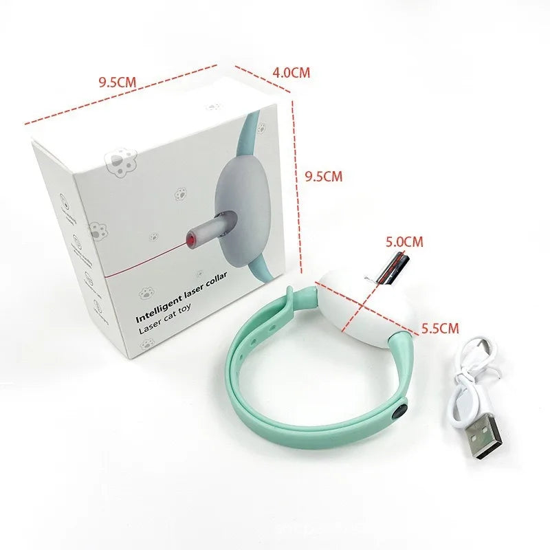 Smart Laser Cat Collar – Adjustable Pet Toy