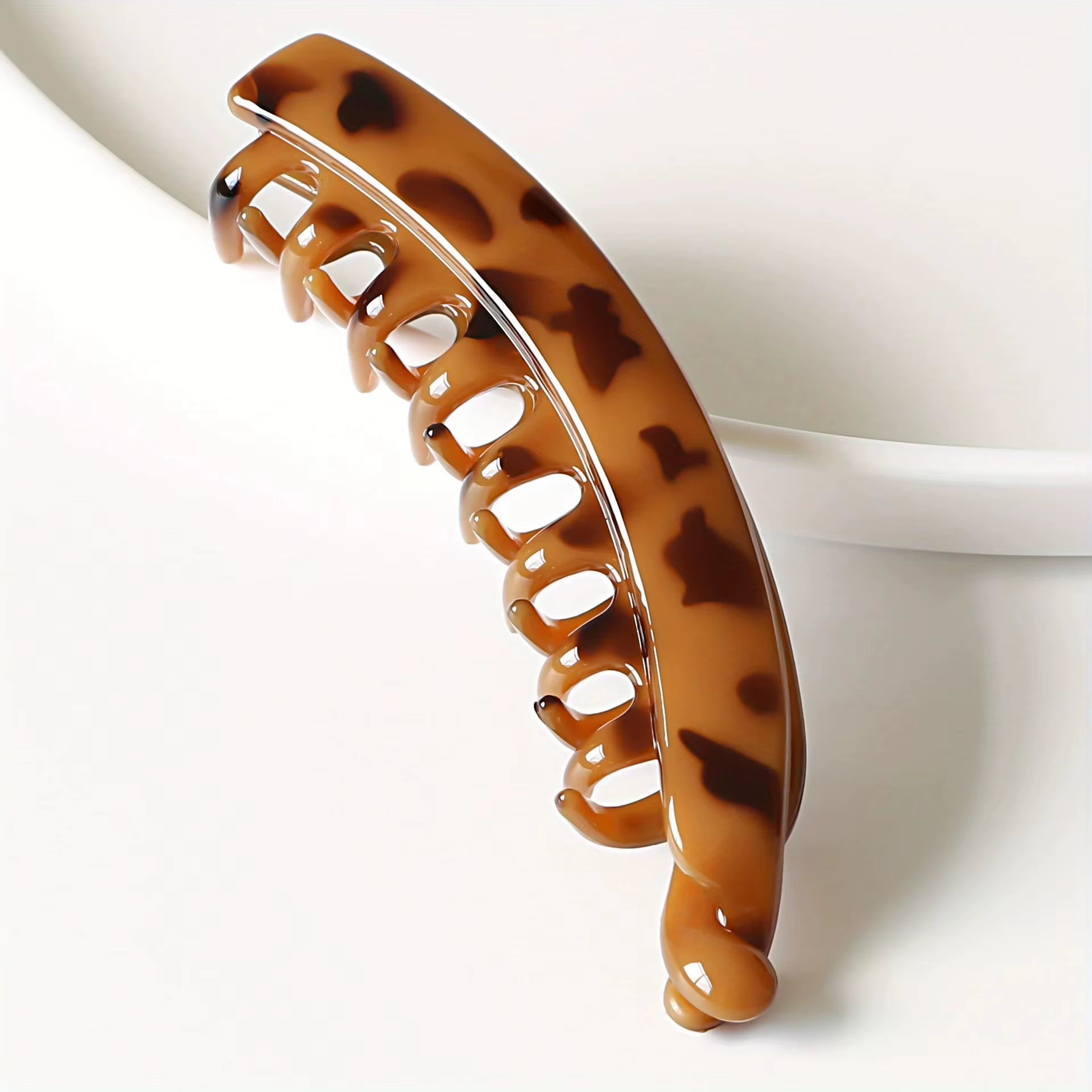 Matte Fish-Shaped Banana Hair Clip - Stylish Ponytail Headband for Women Hair Accessories