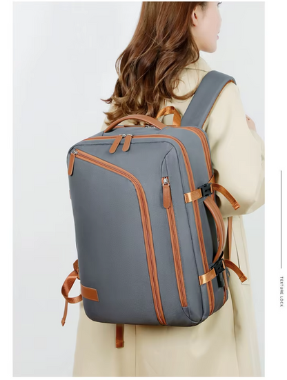 Backpack Business travel unisex – Large Capacity Waterproof Laptop Bag with USB Port & Expandable Storage