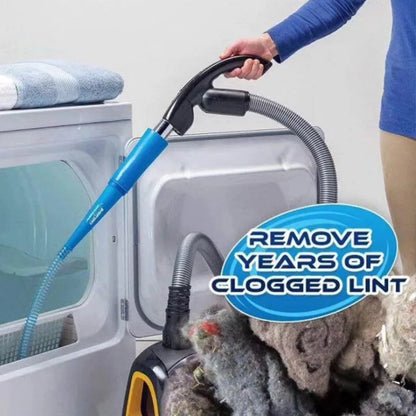 Dryer Vent Cleaner Vacuum Attachment with Bendable Hose