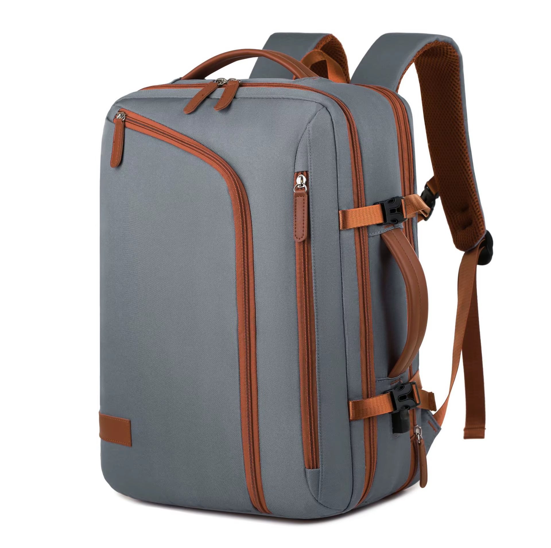 Backpack Business travel unisex – Large Capacity Waterproof Laptop Bag with USB Port & Expandable Storage