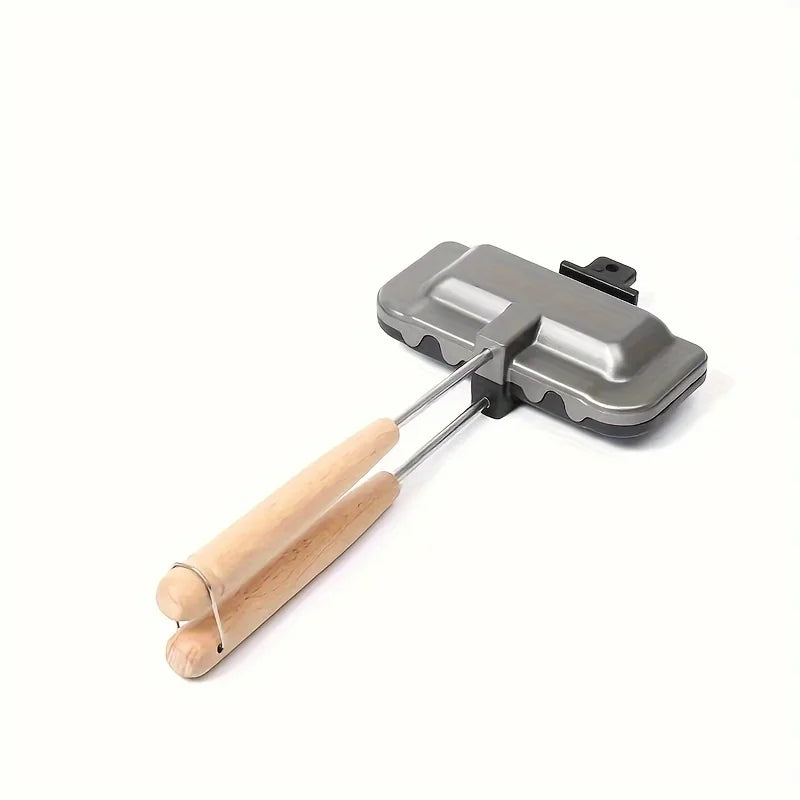 “Double-Sided Sandwich Maker Pan – Non-Stick Aluminum Alloy Toast & Grill Pan for Stovetop Cooking”