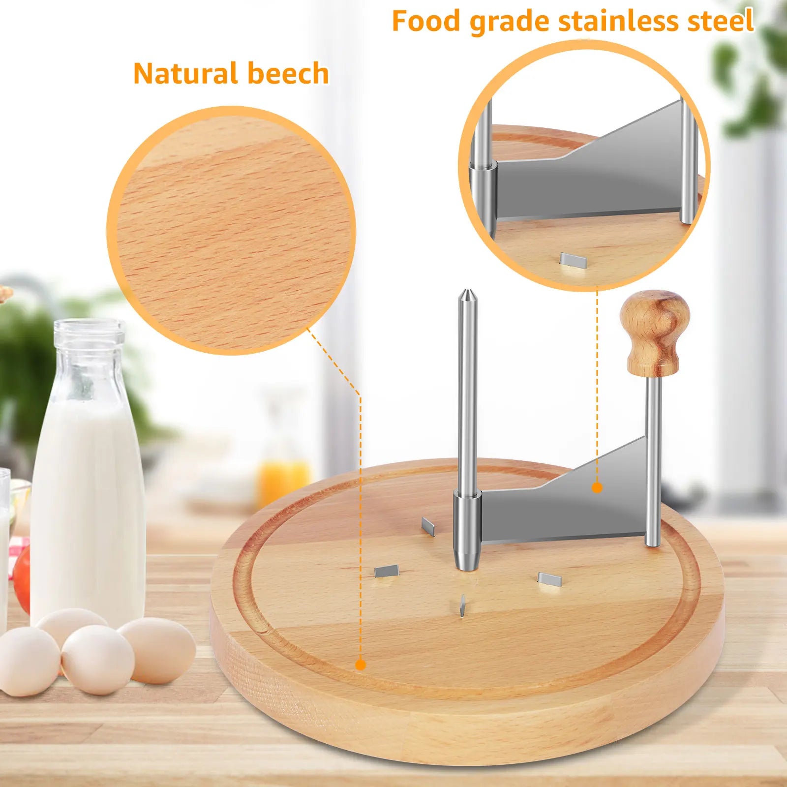 Stainless Steel Cheese Curler & Shaver – Handheld Grater for Butter, Chocolate, Cheese