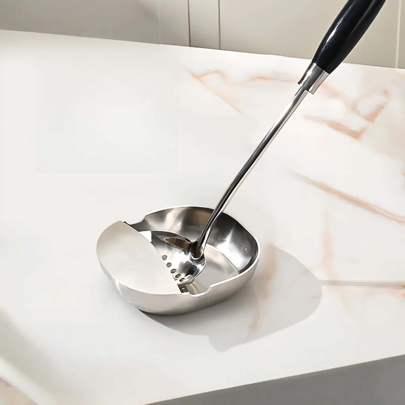 Multi-Functional Pot Lid & Spoon Holder Stand – Heat-Resistant Kitchen Utensil Rest, Pot Lid Rack, Tableware Organizer for Cooking & Meal Prep