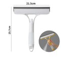 3-in-1 Window Cleaning Squeegee with Spray Bottle & Microfiber Pad – Multi-Function Glass, Mirror & Car Cleaner Tool