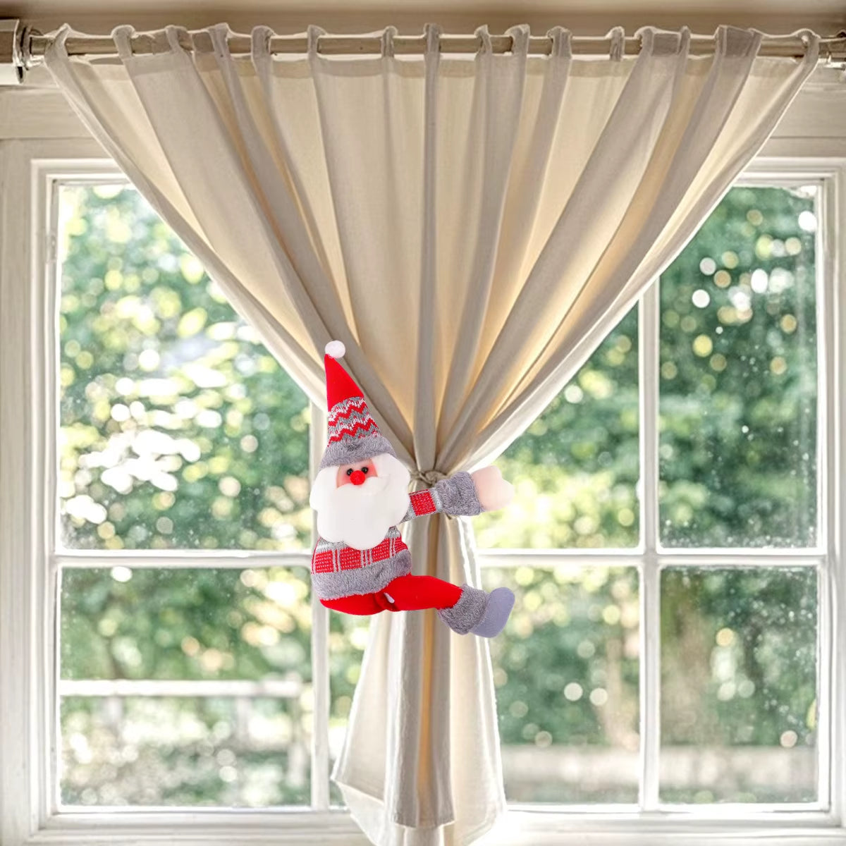 Christmas Dining Chair Back Covers - Set of 1/2/4/6/8 Pcs | Festive Slipcovers for Kitchen Chairs | Holiday Decoration for Home Parties