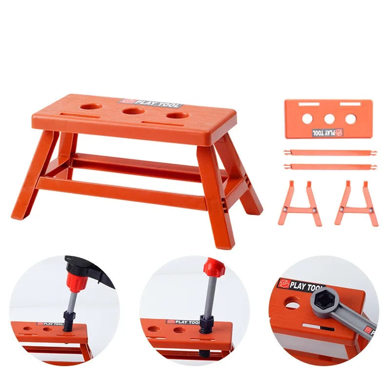 Kids Toolbox Engineer Playset – Electric Drill & Screwdriver Repair Tools Kit, Pretend Construction Toy for Boys & Girls, Educational STEM Gift