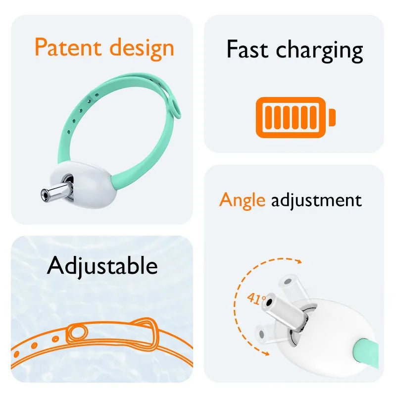 Smart Laser Cat Collar – Adjustable Pet Toy