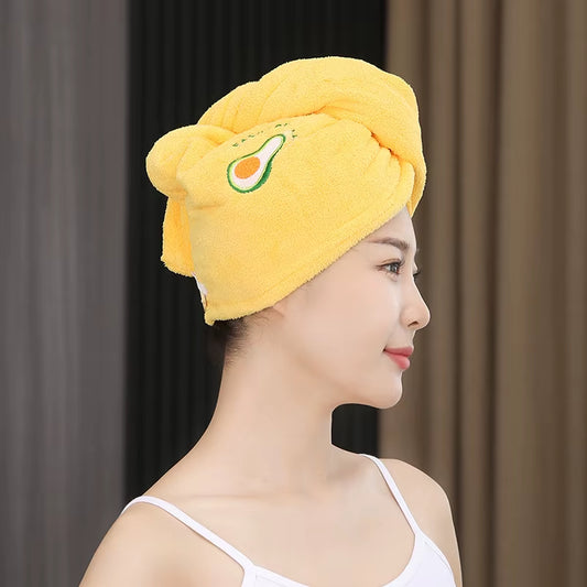 Quick-Dry Hair Towel Wrap – Super Absorbent Soft Microfiber Head Towel for Women & Girls | Cute Fast-Drying Hair Turban Bonnet