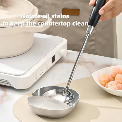 Multi-Functional Pot Lid & Spoon Holder Stand – Heat-Resistant Kitchen Utensil Rest, Pot Lid Rack, Tableware Organizer for Cooking & Meal Prep